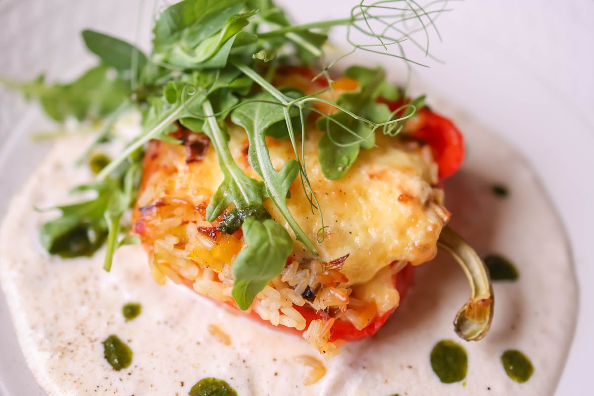 Wie verhindert man, dass bei gefüllten Paprika der Reis zu trocken wird?