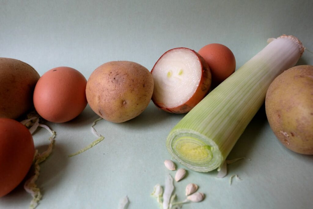 Kartoffel-Lauch-Gratin als Beilage für Fleischgerichte machen