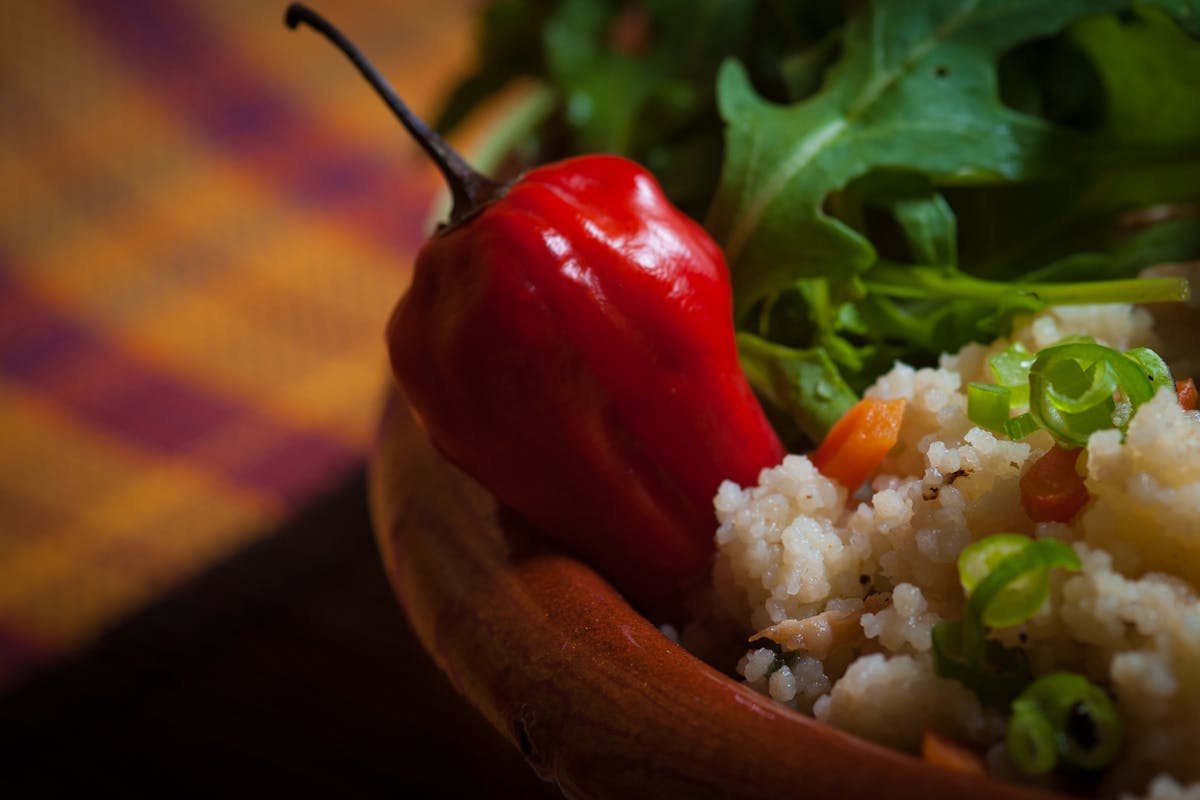 Rezept fuer eine Couscous Gemuese Pfanne