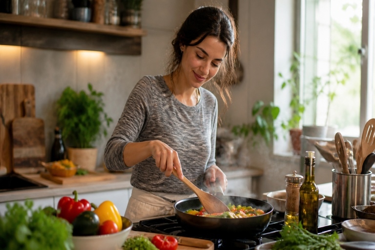 Nudeln mit Linsen und Speck: schnelle, sättigende Pastapfanne 22 Nudeln mit Linsen und Speck: schnelle, sättigende Pastapfanne