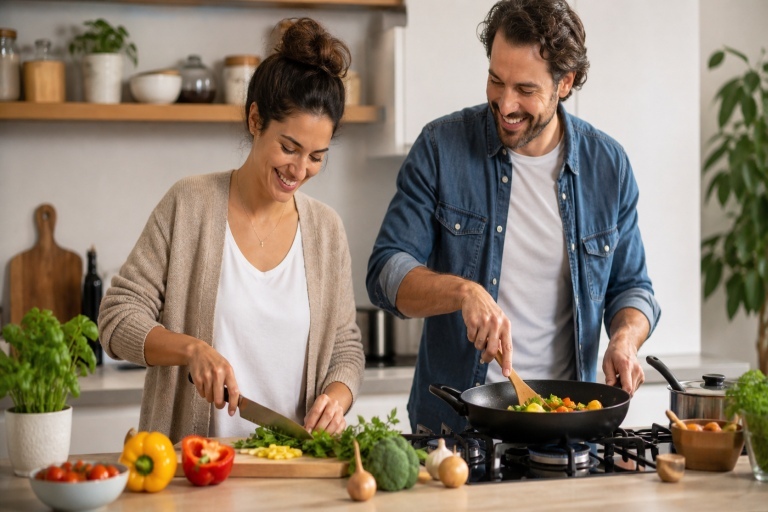 Couscouspfanne mit Zucchini und frischer Minze: leicht, frisch und schnell