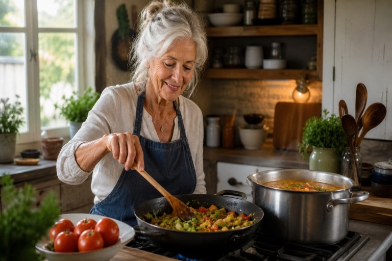 Kartoffel-Zucchini-Gratin mit einer Käsekruste: cremig, knusprig, genial einfach